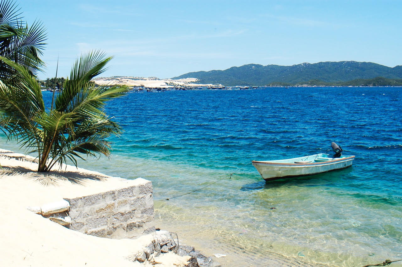 Coastline and sea at Quy Nhon, Vietnam